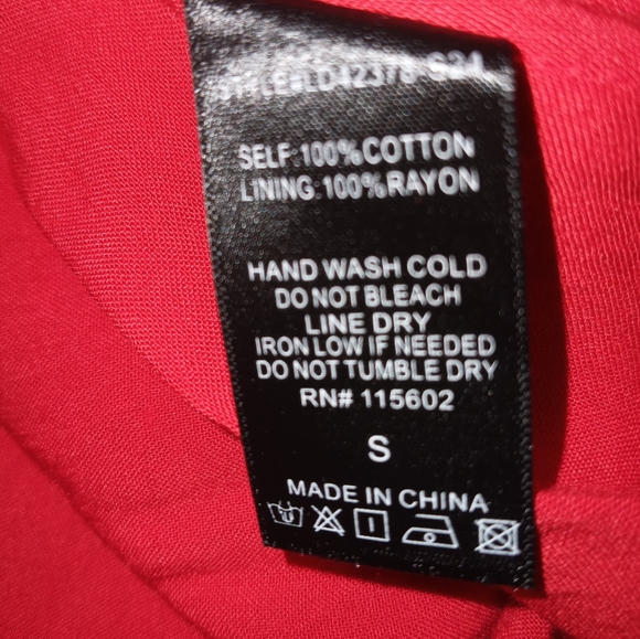 EUC Red sundress. Size small. - Picture 6 of 7